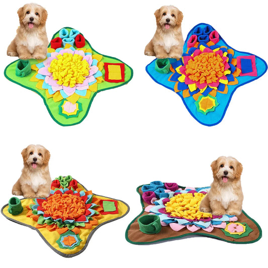 Tapis de fouille interactif pour chien