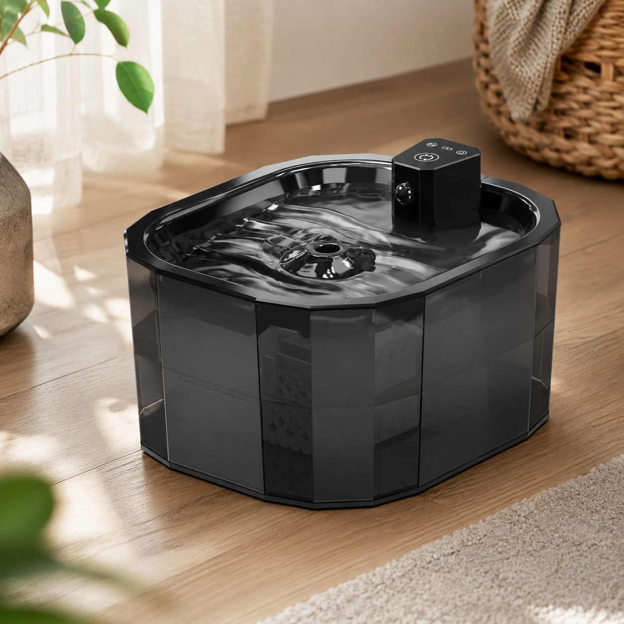 Fontaine à eau sans fil 2200 mAh pour chat