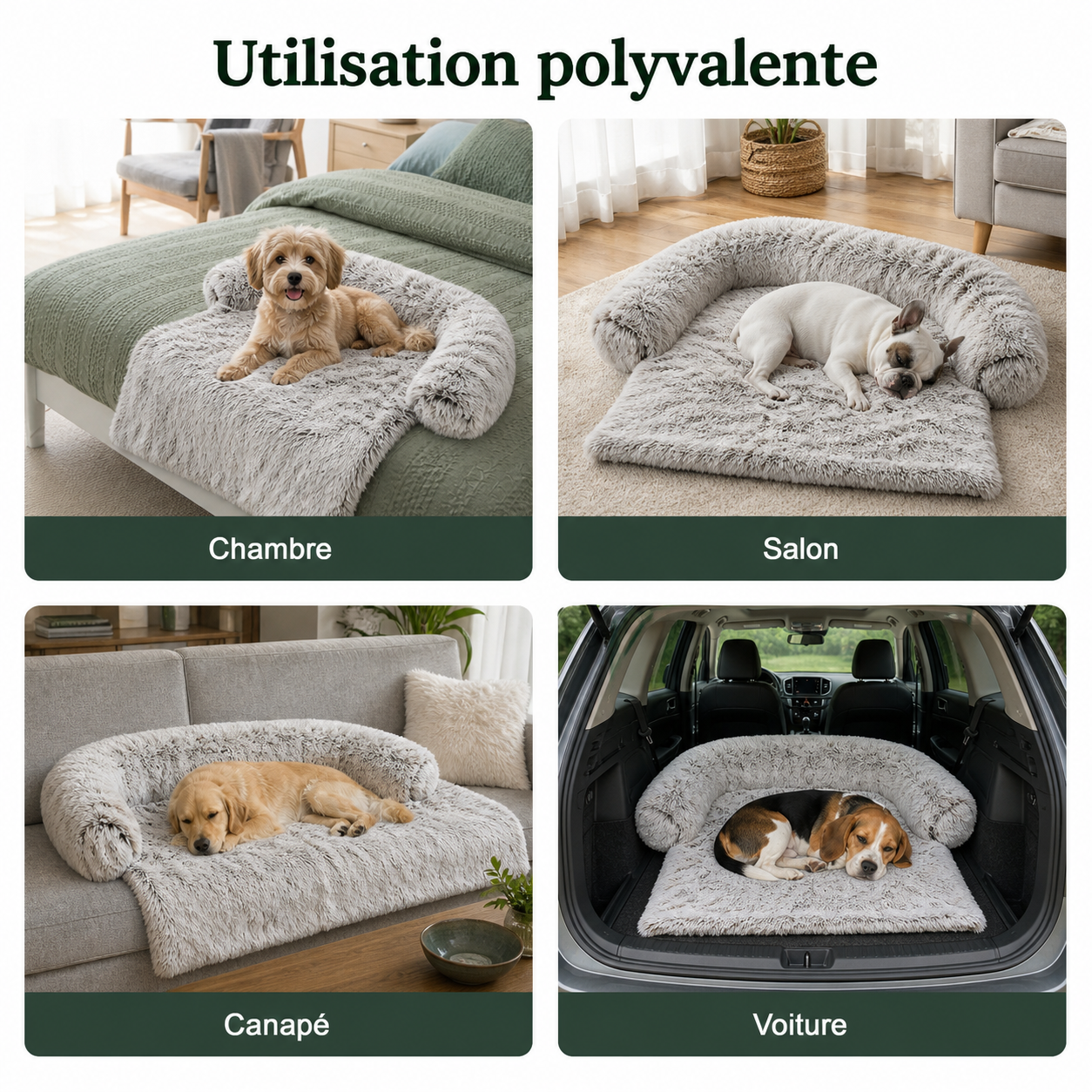 Canapé-lit pour chien et chat