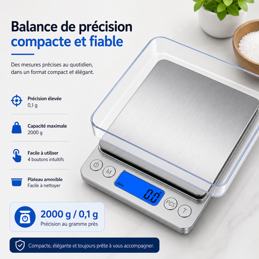 Balance numérique de précision 0,1 g