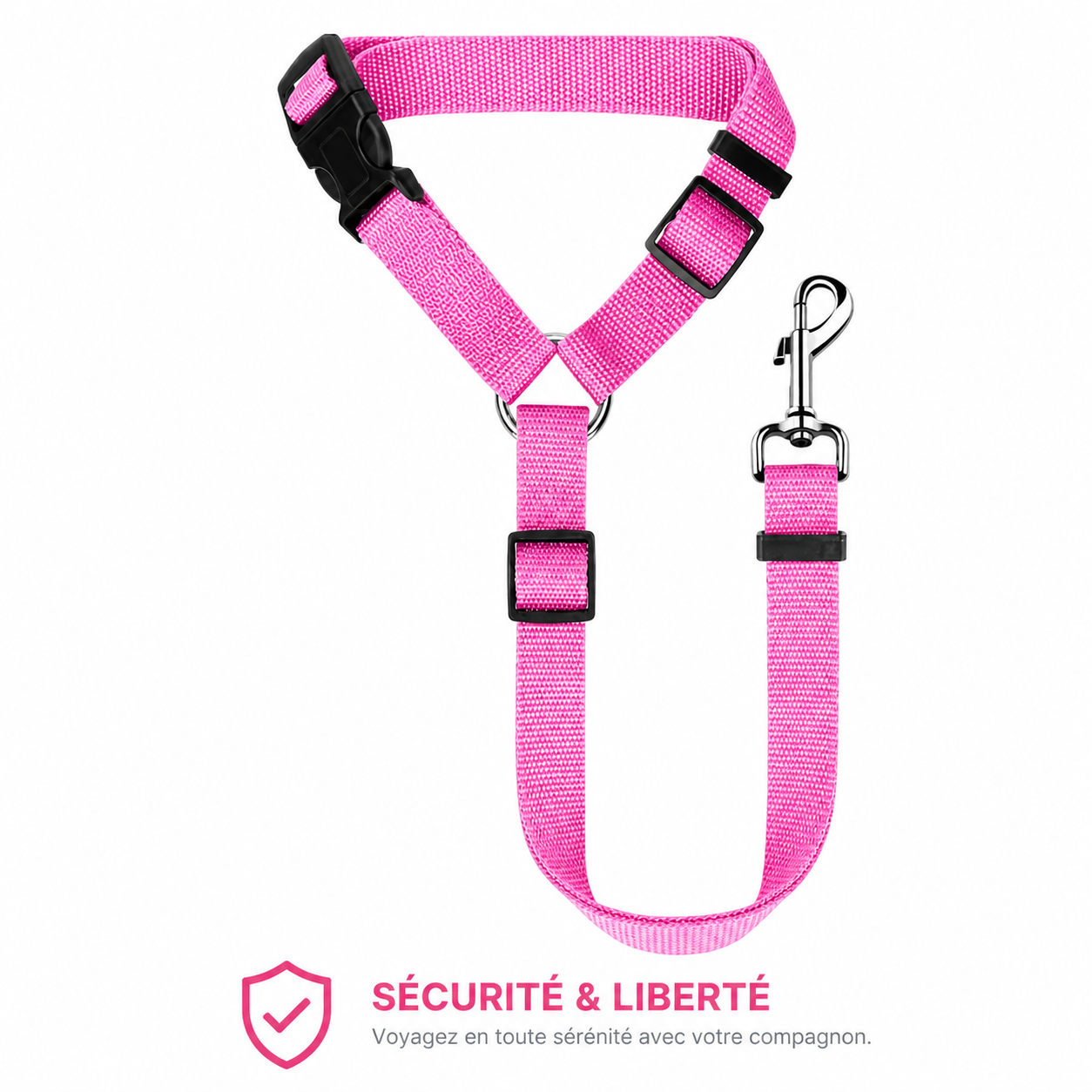 Ceinture de sécurité voiture pour chien