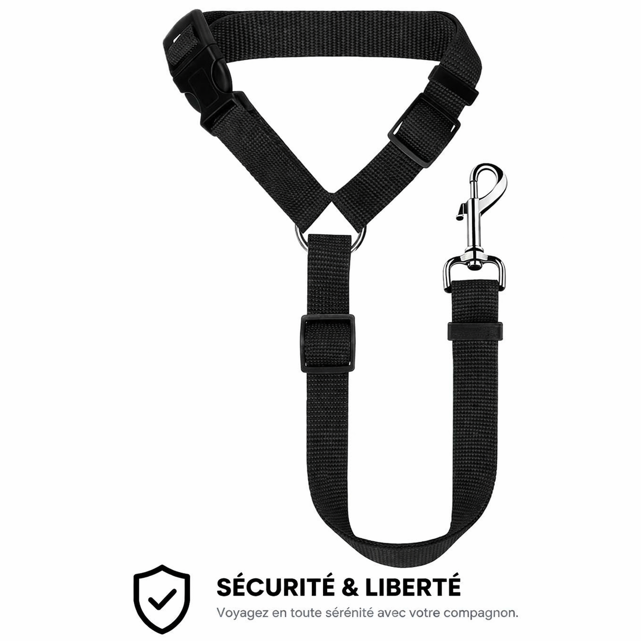 Ceinture de sécurité voiture pour chien