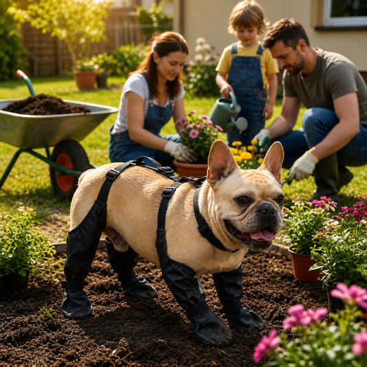 Bottes imperméables antidérapantes pour chien
