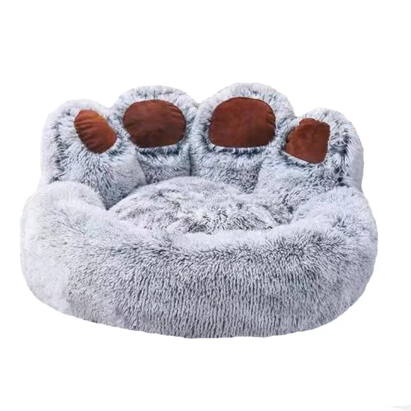 Panier moelleux peluche pour chien et chat