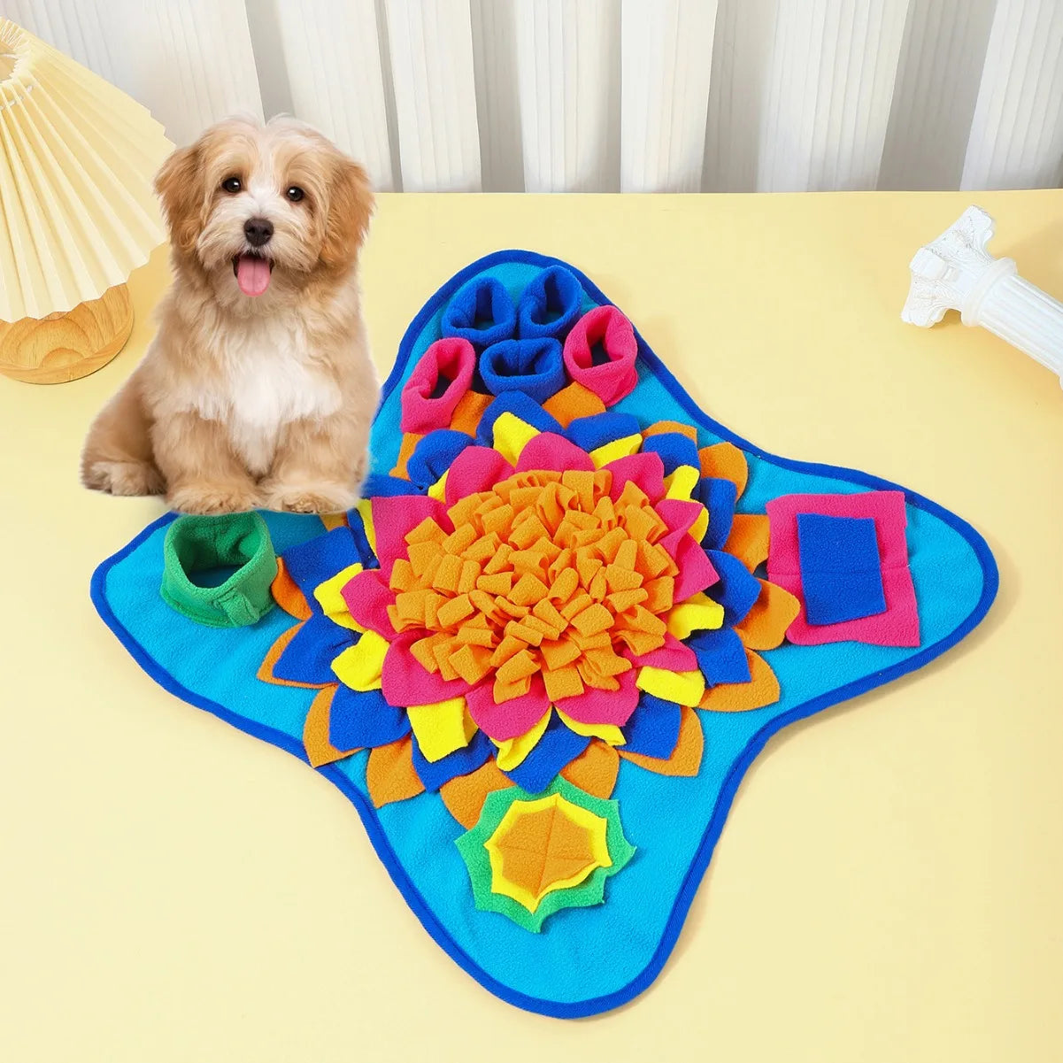 Tapis de fouille interactif pour chien