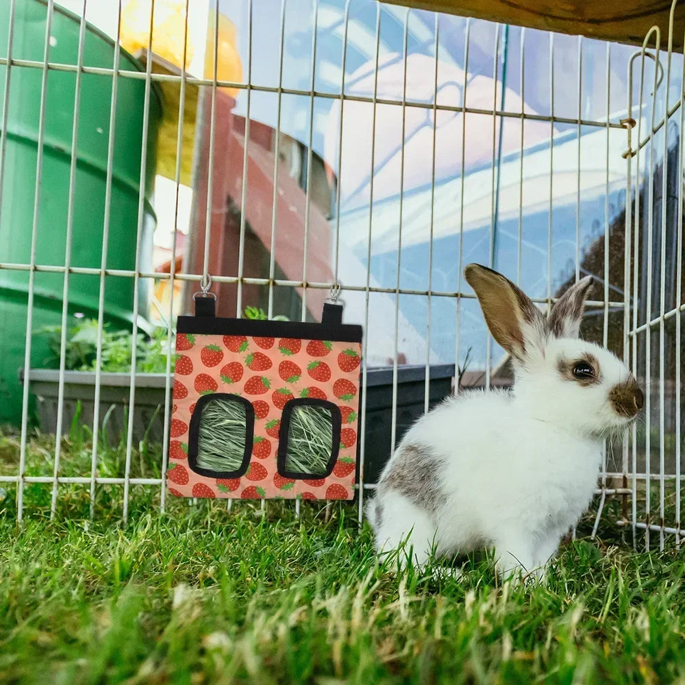 Sac à foin suspendu pour lapin et cochon d'Inde