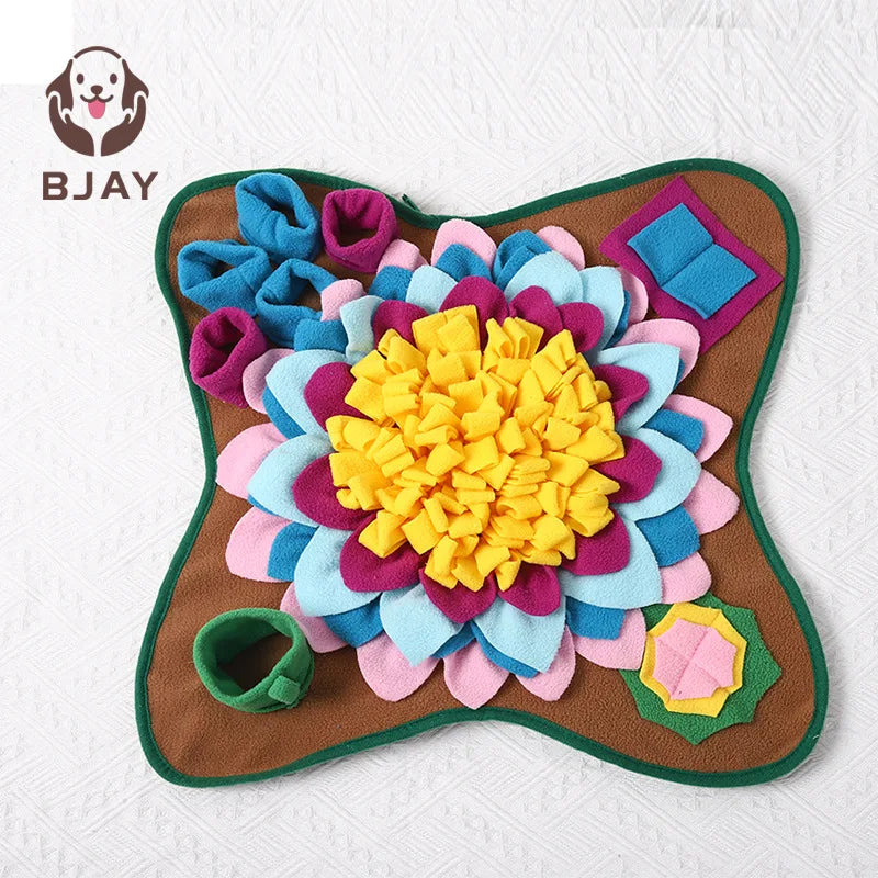 Tapis de fouille interactif pour chien